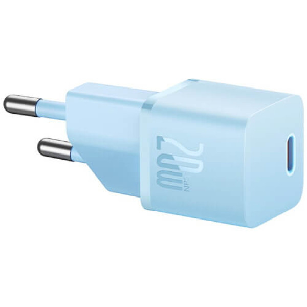Мережевий зарядний пристрій Baseus GaN5 Fast Charger (mini) 1C 20W Blue (CCGN050103)