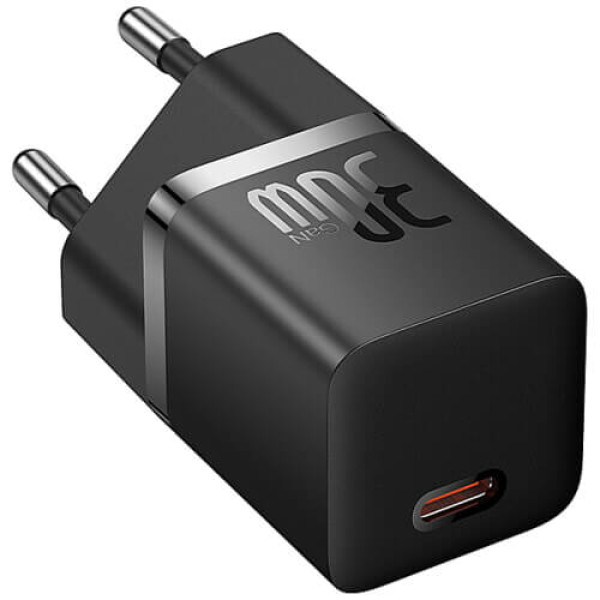 Мережевий зарядний пристрій Baseus GaN5 Fast Charger (mini) 1C 30W Black (CCGN070401)