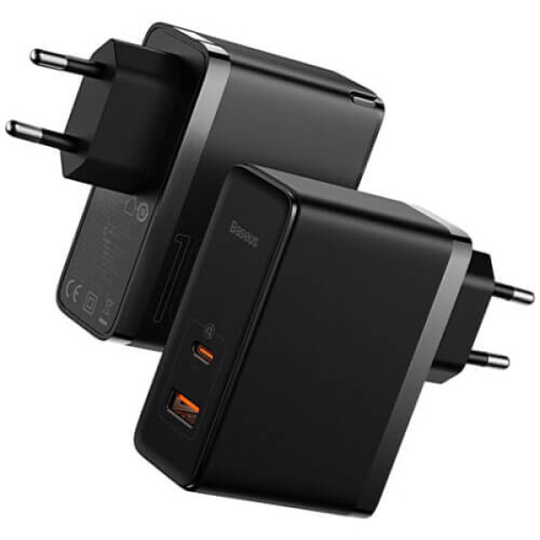 Мережевий зарядний пристрій Baseus GaN5 Pro Fast Charger Type-C/Type-C 100W Black (CCGP090201)