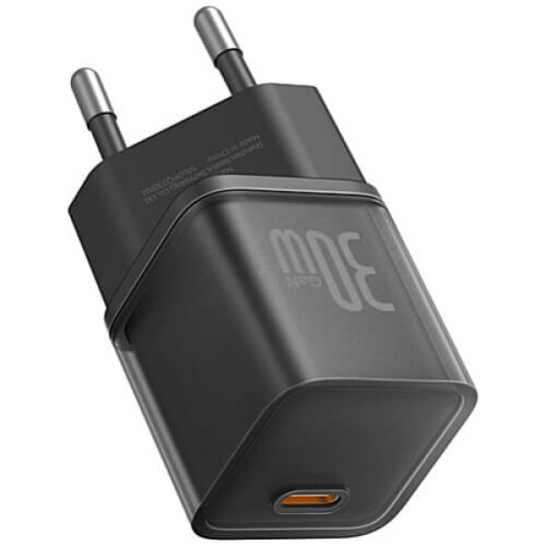Мережевий зарядний пристрій Baseus GaN5S Fast Charger 1C 30W Cluster Black (P10162504113-00)