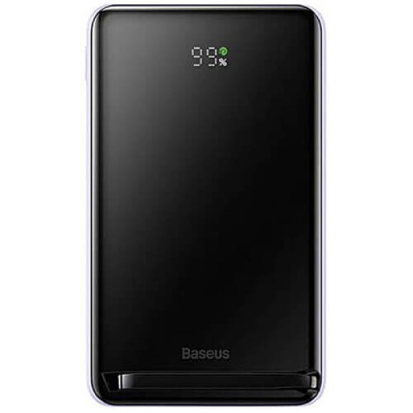 Зовнішній акумулятор Baseus Magnetic Bracket Wireless 10000mAh 20W Purple (PPCX080005)