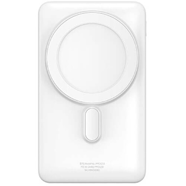Зовнішній акумулятор Baseus Magnetic Bracket Wireless 10000mAh 20W White (PPCX000202)