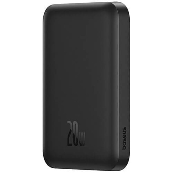 Зовнішній акумулятор Baseus Magnetic Mini Air Wireless Fast Charge 6000mAh 20W з кабелем Cluster Black (P10059002113-00)
