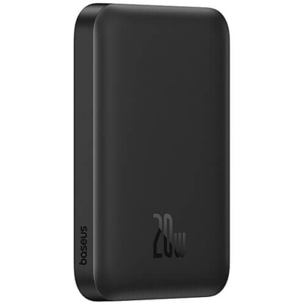 Зовнішній акумулятор Baseus Magnetic Mini Air Wireless Fast Charge 6000mAh 20W з кабелем Cluster Black (P10059002113-00)