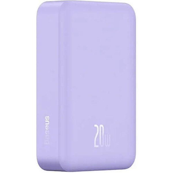 Зовнішній акумулятор Baseus Magnetic Mini Wireless Fast Charge Power Bank 20000mAh 20W Purple (PPCX150005)
