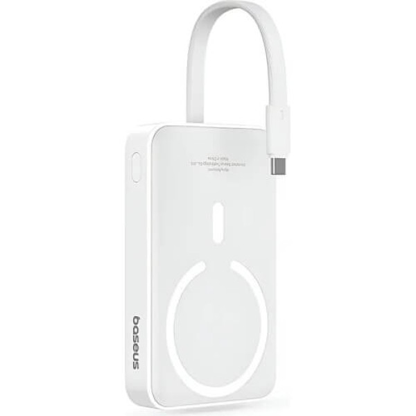 Зовнішній акумулятор Baseus Magnetic Mini Wireless Fast Charge Type-C Edition 10000mAh 30W Stellar Whie (P1002210B223-00)