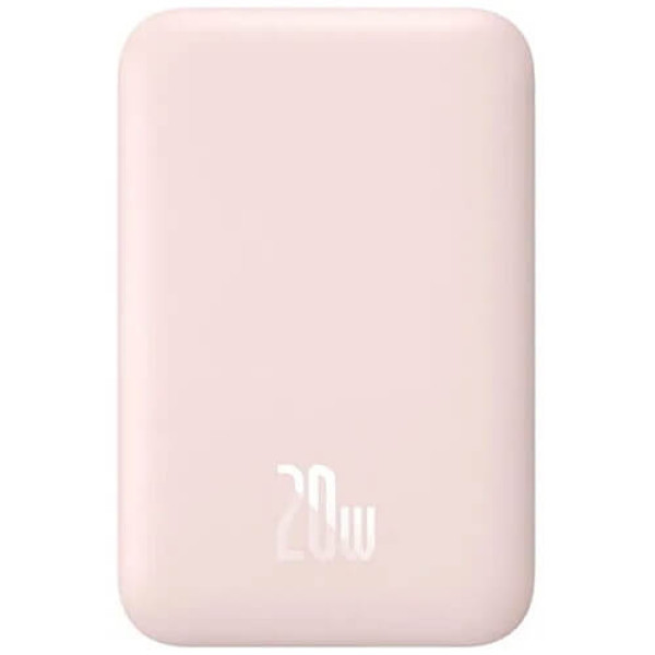 Зовнішній акумулятор Baseus Magnetic Mini Wireless Fast Charge Power Bank 6000mAh 20W Pink (PPCX130004)
