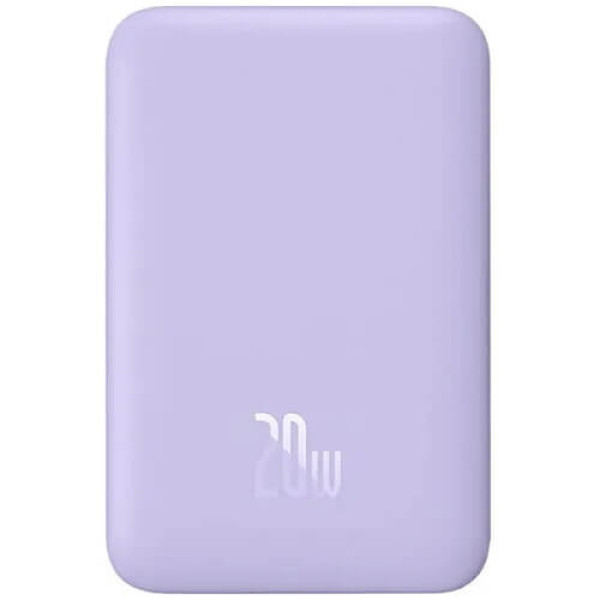 Зовнішній акумулятор Baseus Magnetic Mini Wireless Fast Charge Power Bank 10000mAh 20W Purple (PPCX110105)