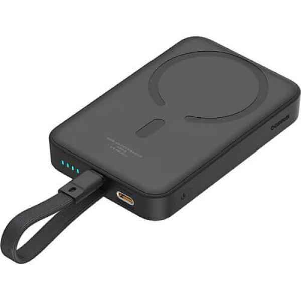 Зовнішній акумулятор Baseus Magnetic Mini Wireless Fast Charge iP Edition 10000mAh 20W Cluster Black (P10022109113-00)