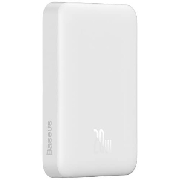 Зовнішній акумулятор Baseus Magnetic Mini 10000mAh 20W White (PPCX030002)