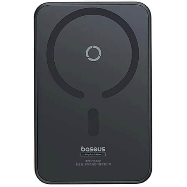 Зовнішній акумулятор Baseus MagPro Magnetic Bracket Wireless Fast-Charging 5000mAh 20W з кабелем Cosmic Black (P10064101123-00)