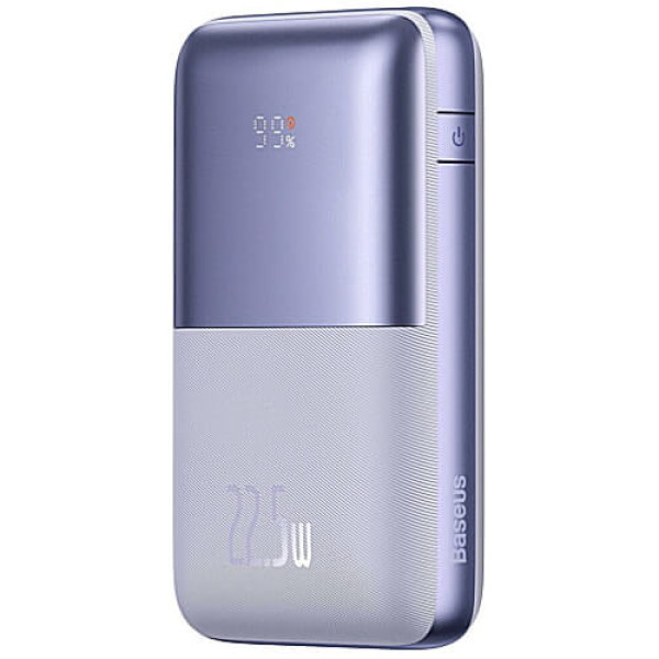 Зовнішній акумулятор Baseus Power Bank Bipow Pro Digital Display PD 20000mAh 22.5W Violet (PPBD040305)