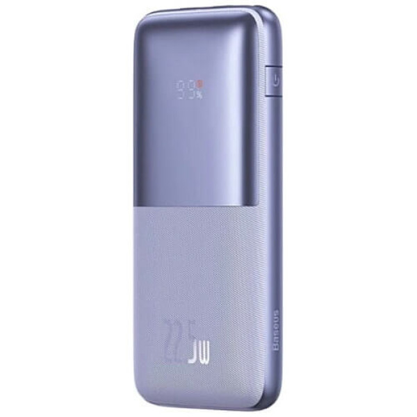 Зовнішній акумулятор Baseus Power Bank 20000mAh Bipow Pro Digital Display PD 22.5W Purple (PPBD030005)