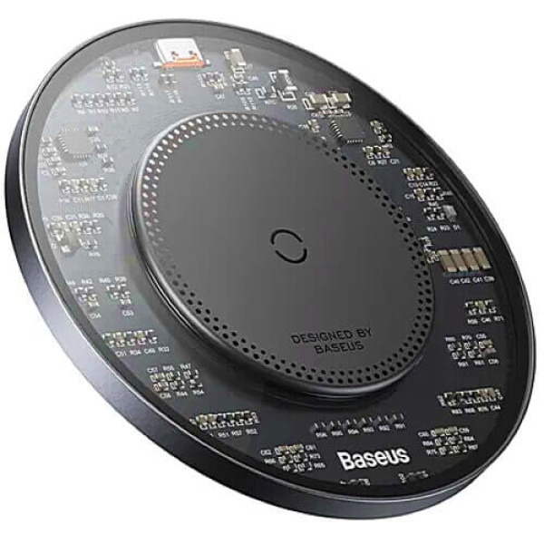Бездротовий зарядний пристрій Baseus Simple 2 Black (CCJJ050001)