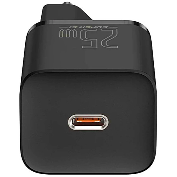 Мережевий зарядний пристрій Baseus Super Si Quick Charger 25W Black (CCSP020101)