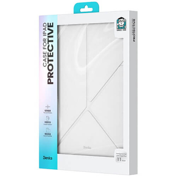 Чохол Benks Urban Magnetic iPad Case for iPad Pro 11'' (M4-M5) White (6948005902476)