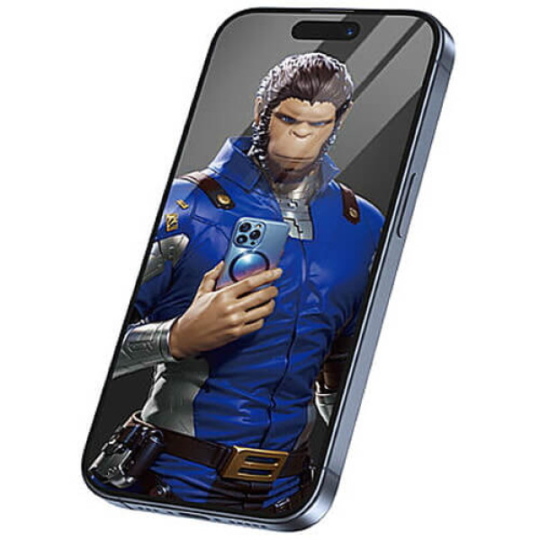 Захисне скло Blueo for iPhone 16 Pro Max NPB35 3D Invisible Airbag Anti-broken (Black)