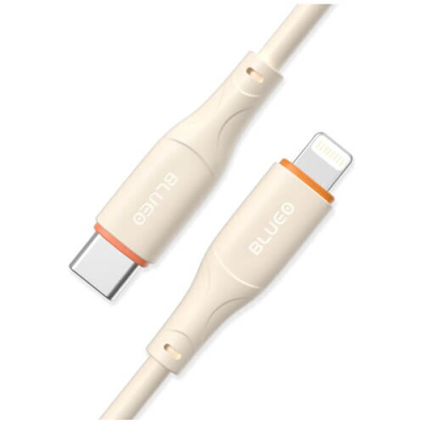 Кабель Blueo Ape Legend USB-C to Lightning Fast Charging Cable Creamy White/Orange (BC5950CL-O)