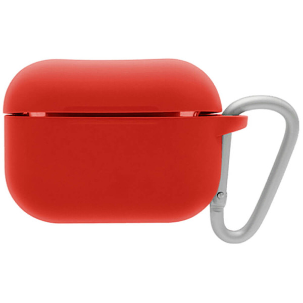 Чохол для навушників Blueo Liquid Silicone Case for Apple AirPods Pro with Carbine Red