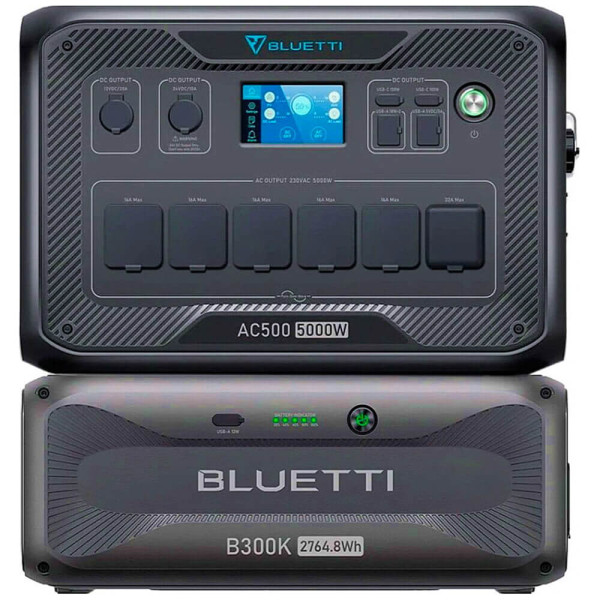 Зарядна станція BLUETTI AC500 + B300K Expansion Battery