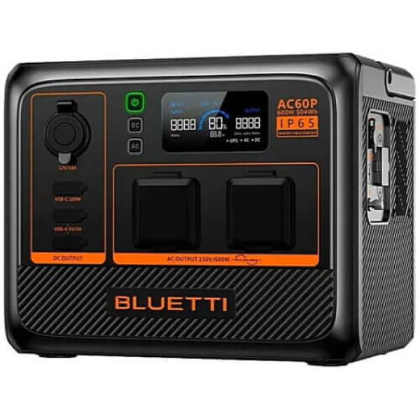 Зарядна станція BLUETTI AC60P 504Wh 600W ГАРАНТІЯ 12 міс.