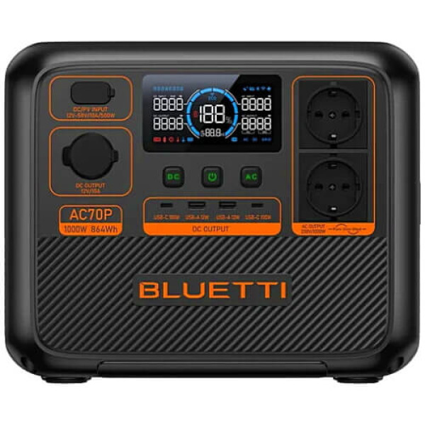 Зарядна станція BLUETTI AC70P ГАРАНТІЯ 12 міс.