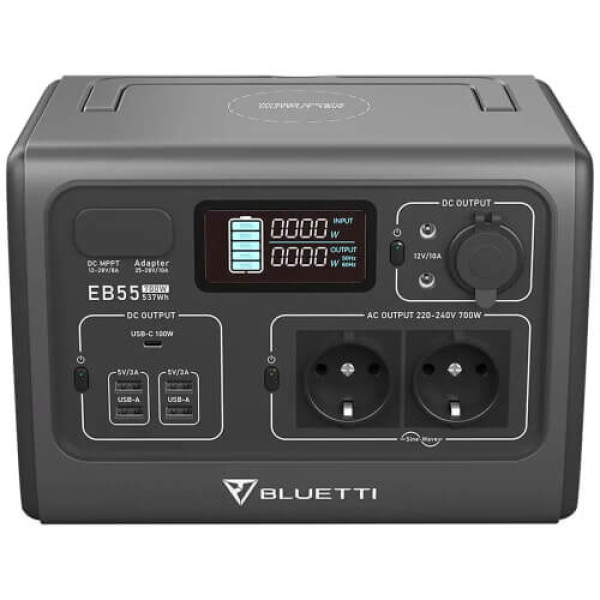 Зарядна станція Bluetti PowerOak EB55 537Wh 700W 150000mAh (PB930340) ГАРАНТІЯ 12 міс.
