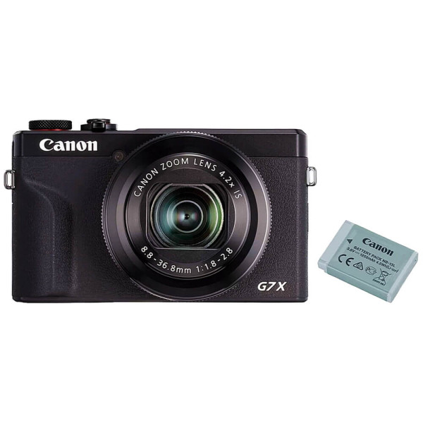 Компактний фотоапарат Canon PowerShot G7 X Mark III Battery kit Black (3637C014) ГАРАНТІЯ 12 міс.