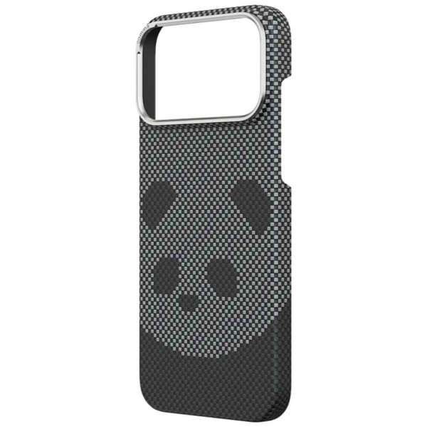 Чохол Comma Woven Ultra-Thin Kevlar Magnetic Shockproof Series for iPhone 17 Pro (Panda)