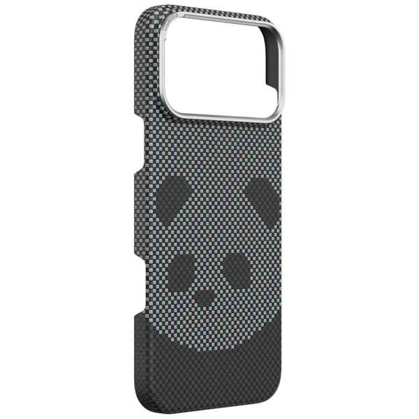 Чохол Comma Woven Ultra-Thin Kevlar Magnetic Shockproof Series for iPhone 17 Pro (Panda)
