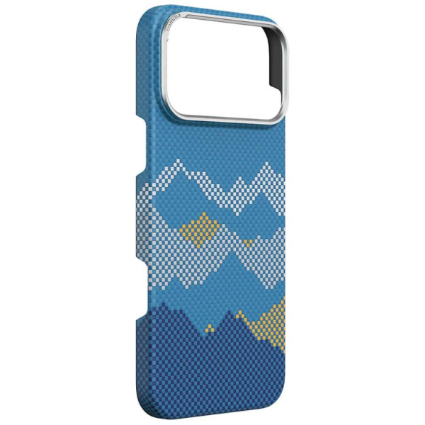 Чохол Comma Woven Ultra-Thin Kevlar Magnetic Shockproof Series for iPhone 17 Pro (Mountain View)