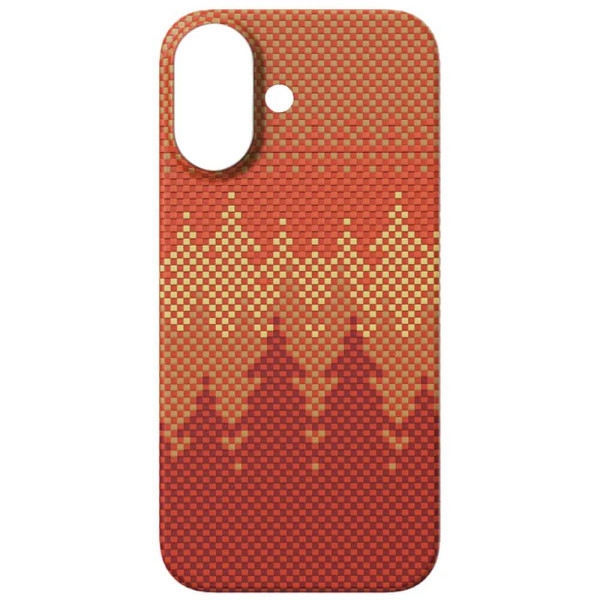 Чохол Comma Woven Ultra-Thin Kevlar Magnetic Shockproof Series for iPhone 17 (Pinery Forest)