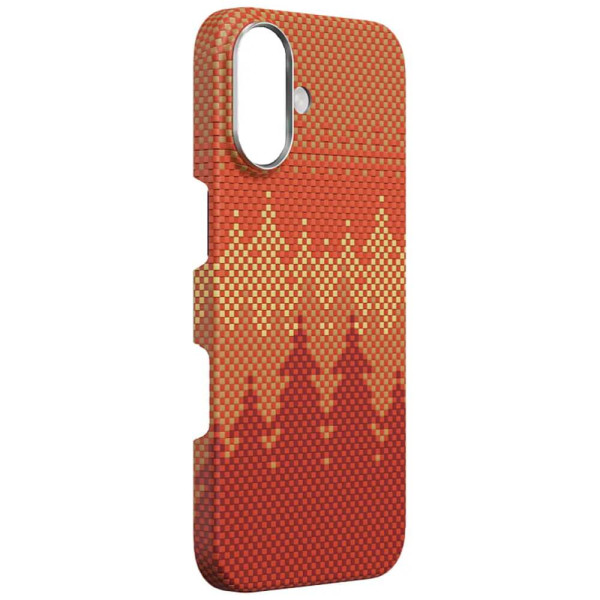 Чохол Comma Woven Ultra-Thin Kevlar Magnetic Shockproof Series for iPhone 17 (Pinery Forest)