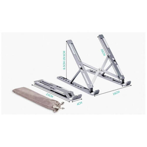 Підставка COTEetCI SD-12 Notebook Folding Portable Bracket Space Grey (CS5158-GY)