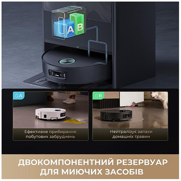 Робот-пилосос Dreame Aqua 10 Ultra Track Complete Black (RLR81CE-1-BL) ГАРАНТІЯ 12 міс.