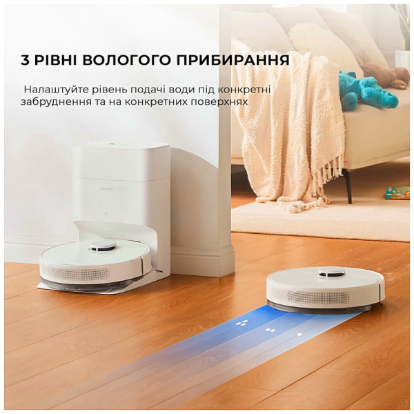 Робот-пилосос із вологим прибиранням Dreame Bot D10 Plus Gen 2 (RLD32GD)