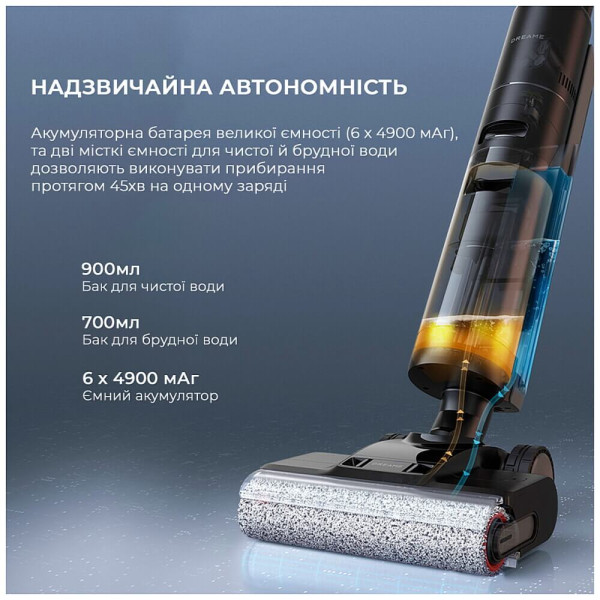 Миючий вертикальний пилосос Dreame H13 Pro
