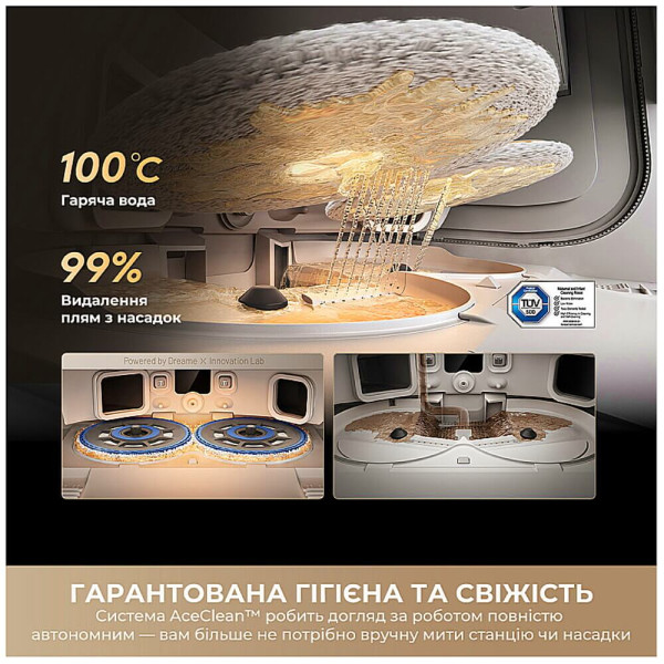 Робот-пилосос з вологим прибиранням Dreame Matrix 10 Pro White (RLM61HE-Wh) ГАРАНТІЯ 12 міс.