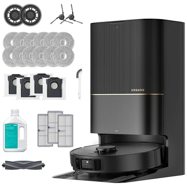 Робот-пилосос з вологим прибиранням Dreame X40 Ultra Complete Black ГАРАНТІЯ 12 міс.