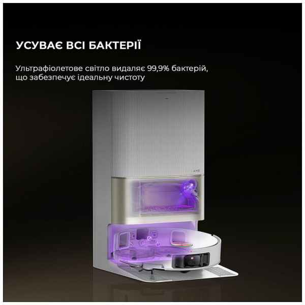 Робот-пилосос із вологим прибиранням Dreame X50 Ultra White (RLX85CE-6-Wh) ГАРАНТІЯ 12 міс.