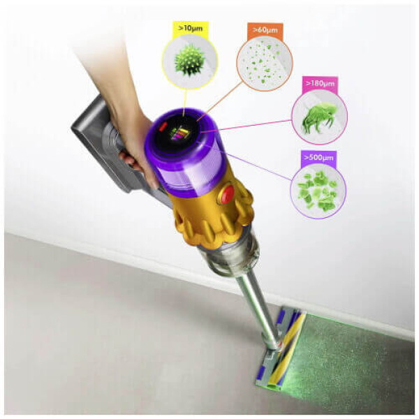 Вертикальний пилосос Dyson V12 Detect Slim Absolute 2023 (448884-01) ГАРАНТІЯ 12 міс.