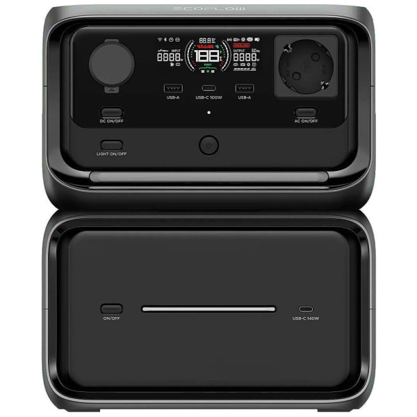 Комплект зарядної станції EcoFlow RIVER 3 Max Plus (EFRIVER3MaxPlus-EU-CBOX)
