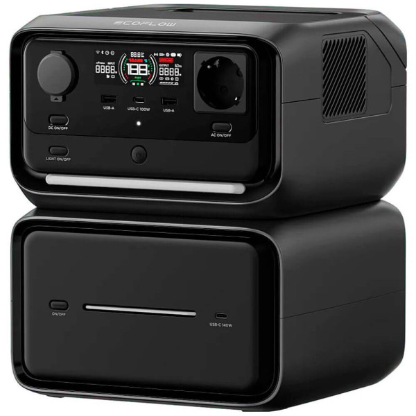 Комплект зарядної станції EcoFlow RIVER 3 Max Plus (EFRIVER3MaxPlus-EU-CBOX) ГАРАНТІЯ 12 міс.