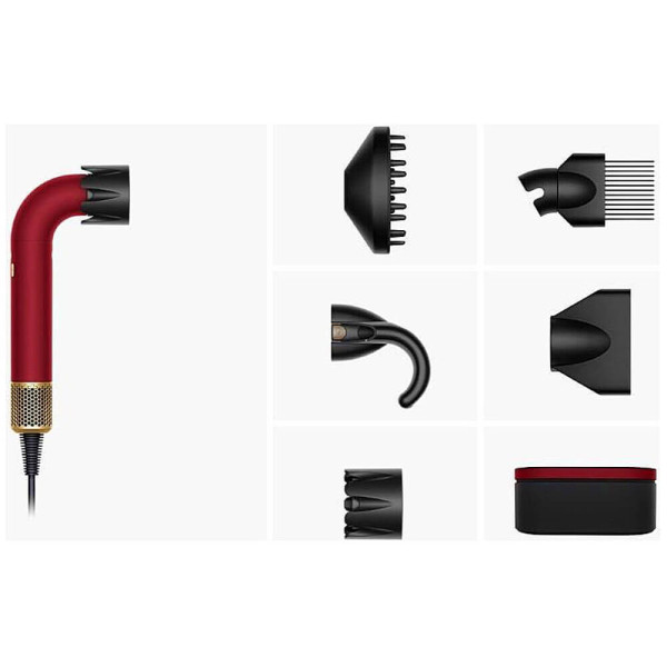 Фен Dyson HD17 Supersonic R Red Velvet/Gold Limitted Edition (493118-01) ГАРАНТІЯ 12 міс.