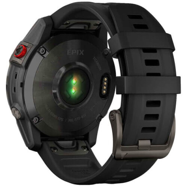 Смарт-годинник Garmin Epix Gen 2 Sapphire Black Titanium (010-02582-10/11) ГАРАНТІЯ 3 міс.