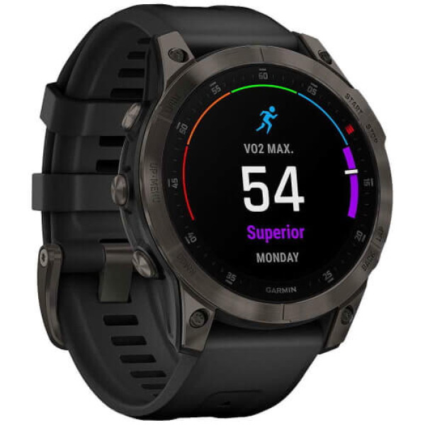 Смарт-годинник Garmin Epix Gen 2 Sapphire Black Titanium (010-02582-10/11)