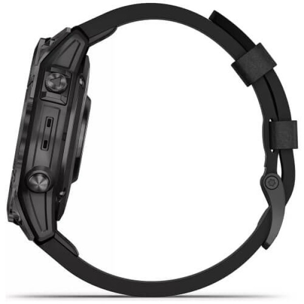 Смарт-годинник Garmin Epix Pro 2 Sapphire 47mm Carbon G. DLC Tit. with B. Leather Band (010-02803-30) ГАРАНТІЯ 12 міс.