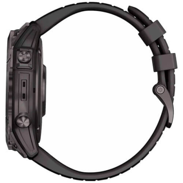 Смарт-годинник Garmin Epix Pro 2 Sapphire 42mm Carbon Gray DLC Titanium with Black Band (010-02802-14/15) ГАРАНТІЯ 3 міс.