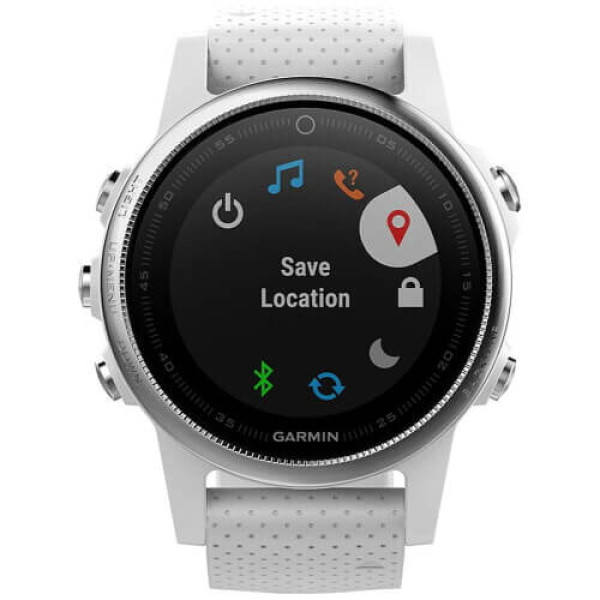 Смарт-годинник Garmin Fenix 5S White with Carrara White Band (010-01685-00) ГАРАНТІЯ 12 міс.