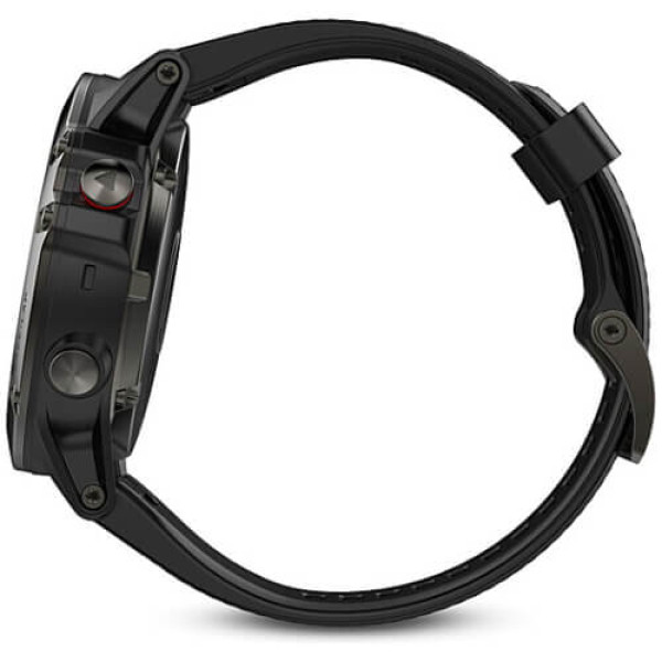 Смарт-годинник Garmin Fenix 5x Slate Gray Sapphire With Black Band (010-01733-00) ГАРАНТІЯ 3 міс.